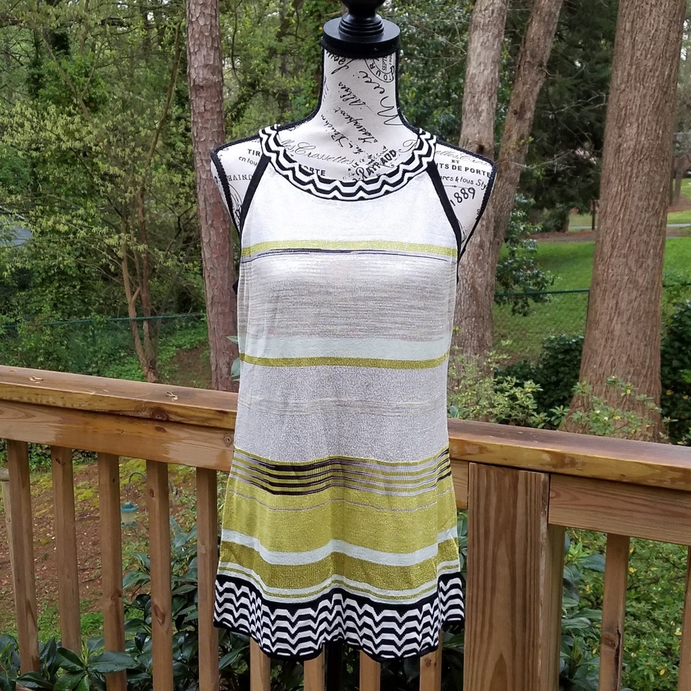 White House Black Market sleeveless dressy top